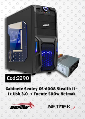 Combo Gabinete Gamer 3